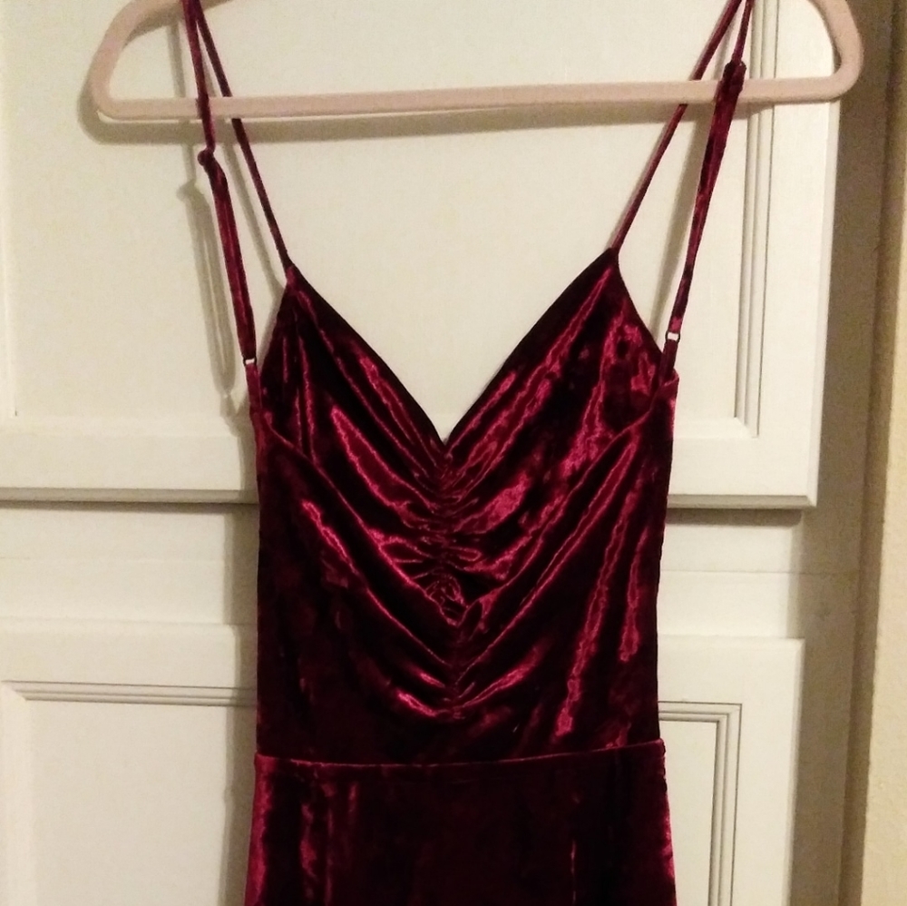 Burgundy Summer Dress